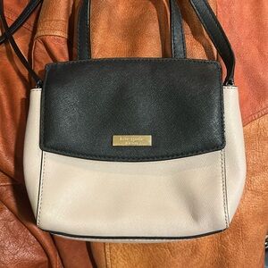 Kate Spade New York Black and Tan Crossbody Bag